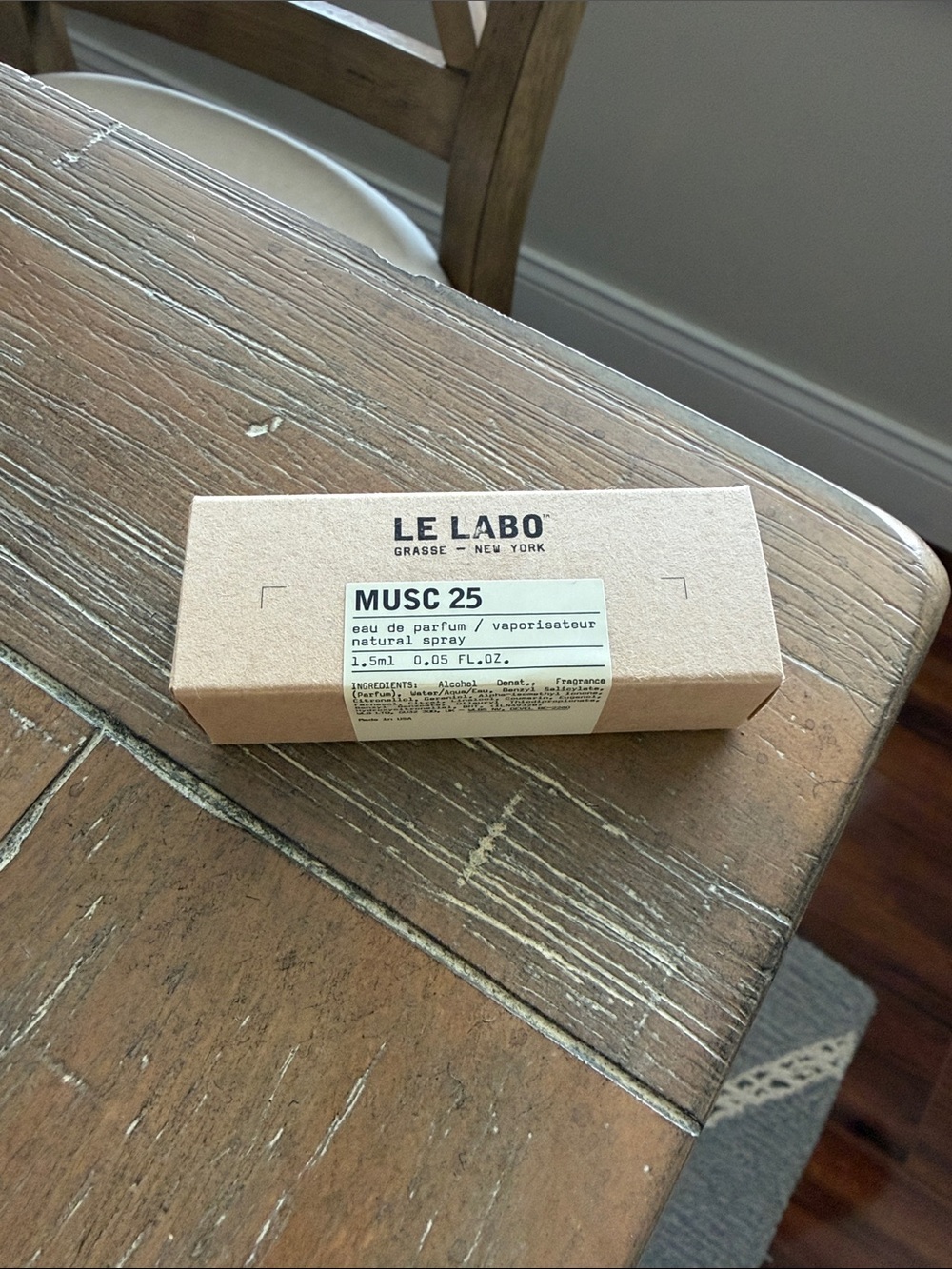 Le Labo Musc 25 sample